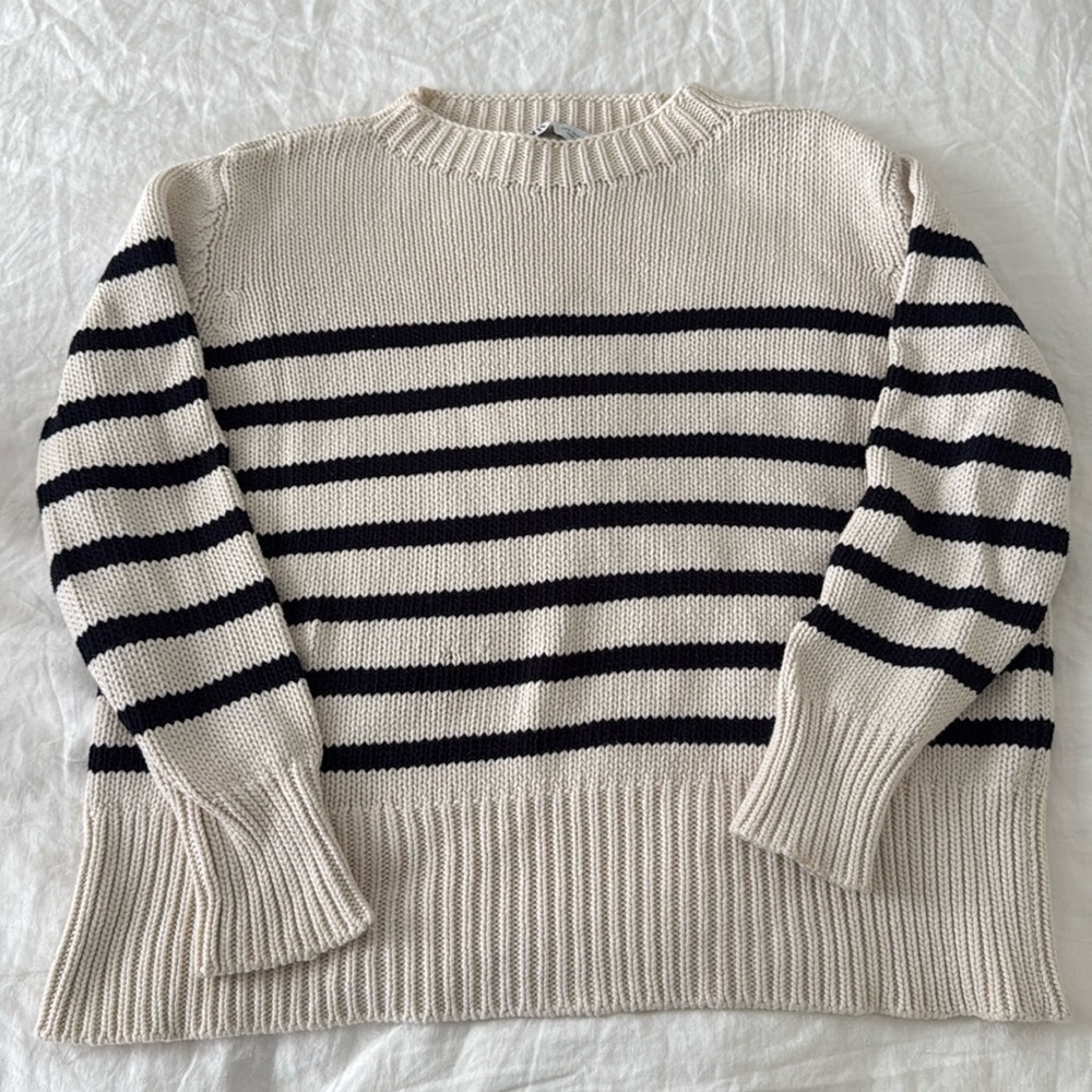 Zara oversized striped sweater